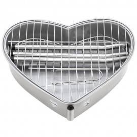 PORTABLE BARBECUE GRILL WITH HEART SHAPE