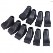 10PCS OUTDOOR DURABLE RUBBER MATERIAL HORSESHOE-SHAPED PROTECTING COVER