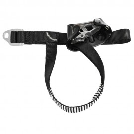 OUTDOOR ROCK CLIMBING MOUNTAINEERING RIGHT LEFT FOOT ASCENDER RISER (BLACK, LEFT FOOT)