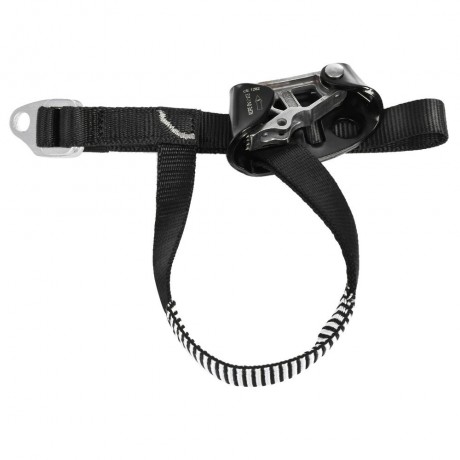 OUTDOOR ROCK CLIMBING MOUNTAINEERING RIGHT LEFT FOOT ASCENDER RISER (BLACK, LEFT FOOT)