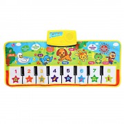 BABY MUSICAL CARTOON ANIMAL PIANO PLAY MAT LANGUAGE LEARNING TOY (COLORMIX)