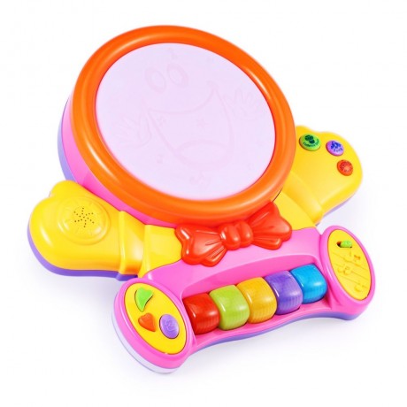 COLORFUL MUSICAL PLAY PIANO WITH LIGHT LEARNING EDUCATIONAL TOY