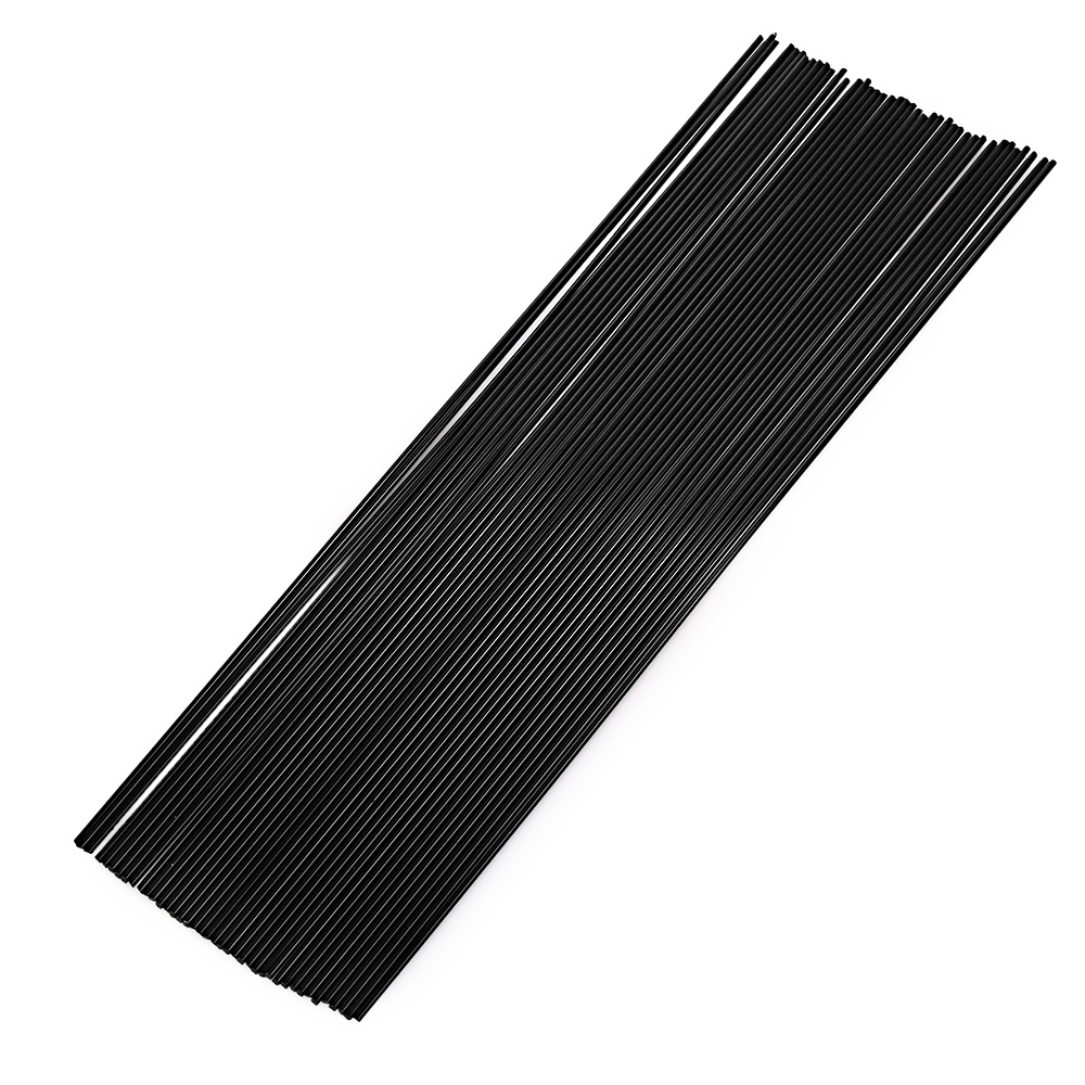1.75MM STRAIGHT ABS FILAMENT PRINTING SUPPLIES FOR 3D PRINTER PEN (BLACK, ABS/PLA)