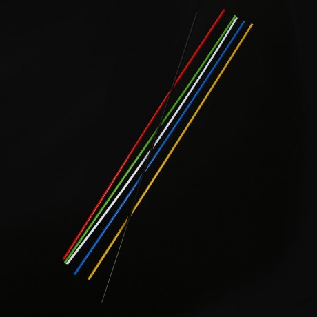 1.75MM STRAIGHT ABS FILAMENT PRINTING SUPPLIES FOR 3D PRINTER PEN (BLACK, ABS/PLA)