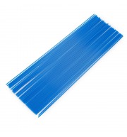 1.75MM STRAIGHT ABS FILAMENT PRINTING SUPPLIES FOR 3D PRINTER PEN (BLUE, ABS/PLA)