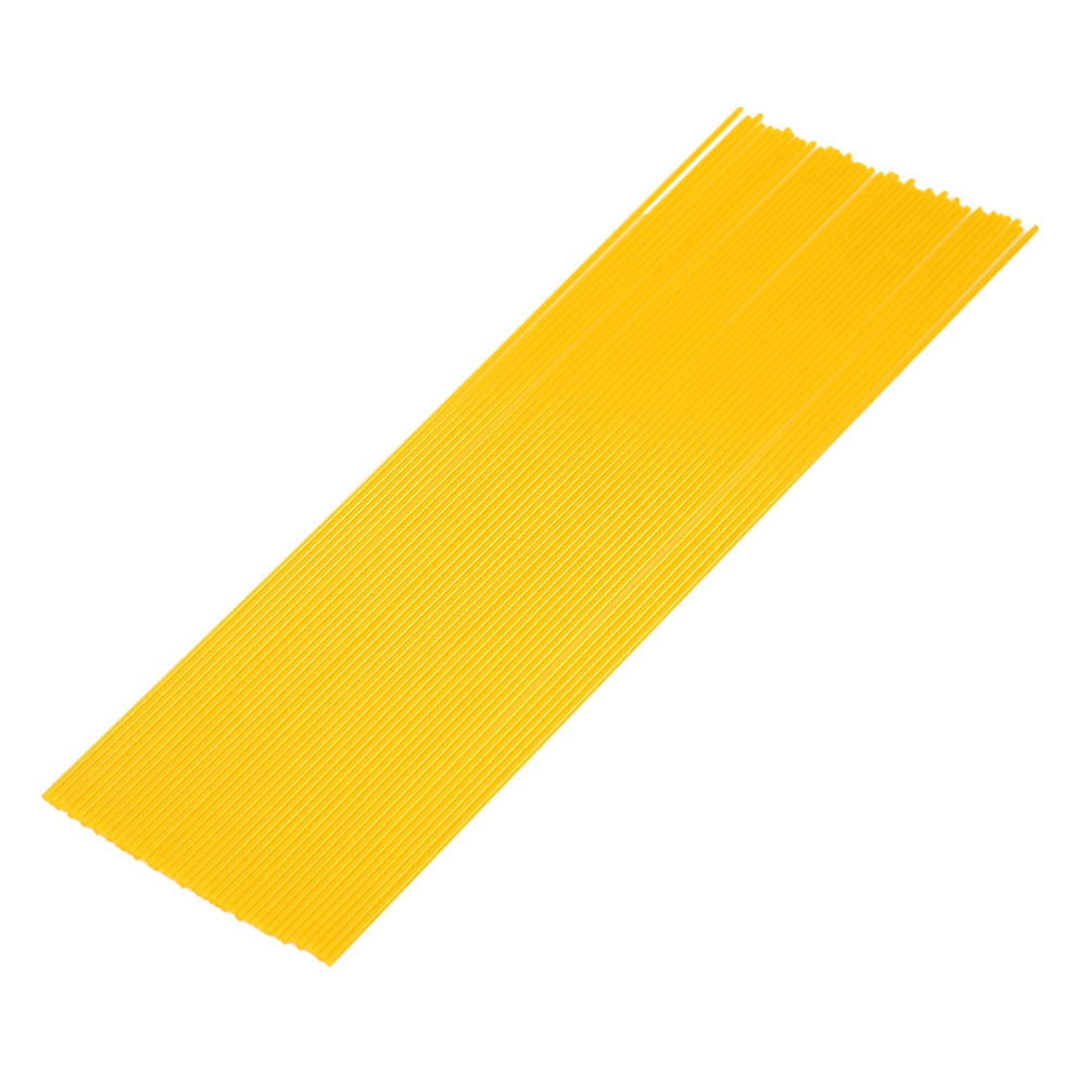 1.75MM STRAIGHT ABS FILAMENT PRINTING SUPPLIES FOR 3D PRINTER PEN (YELLOW, ABS/PLA)
