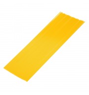 1.75MM STRAIGHT ABS FILAMENT PRINTING SUPPLIES FOR 3D PRINTER PEN (YELLOW, ABS/PLA)