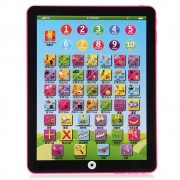 KIDS CHILDREN ENGLISH LEARNING PAD TOY EDUCATIONAL COMPUTER TABLET (PINK)
