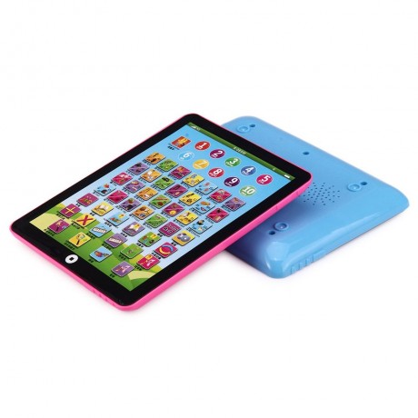 KIDS CHILDREN ENGLISH LEARNING PAD TOY EDUCATIONAL COMPUTER TABLET (PINK)
