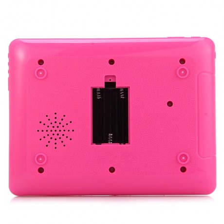 KIDS CHILDREN ENGLISH LEARNING PAD TOY EDUCATIONAL COMPUTER TABLET (PINK)