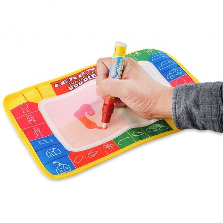 CP1366 29 X 19CM DOODLE DRAWING MAT   MAGIC PEN CHILDREN EDUCATIONAL TOY (COLORMIX)