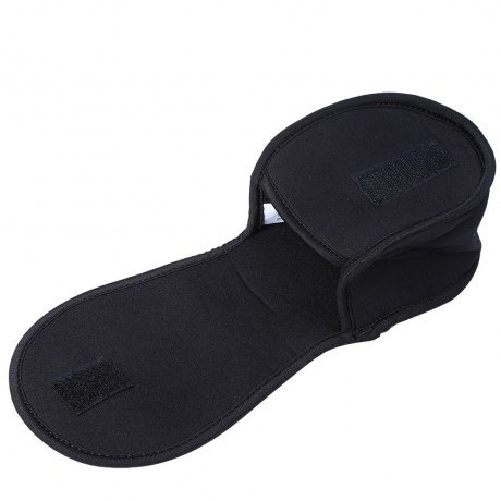 TRULINOYA SPINNING WHEEL BAG FISHING REEL PROTECTIVE COVER (BLACK, SIZE M/L/XL)