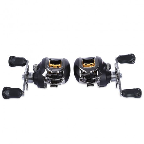 PROBEROS DR - 509 6.3:1 METAL SPOOL SPINNING FISHING LOW-PROFILE REEL 9   1 BALL BEARINGS 