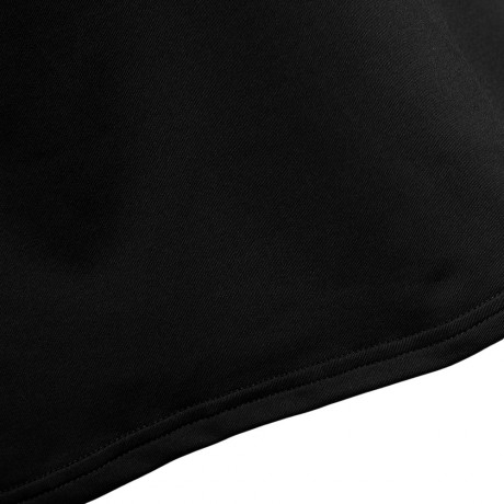 WOMEN'S STYLISH LONG SLEEVE SCOOP NECK ZIPPER BLOUSE (BLACK, SIZE S/M/L/XL)