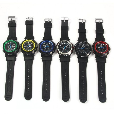 OHSEN AD1209 MEN DUAL TIME SPORTS DIGITAL QUARTZ WATCH WITH DATE WEEK ALARM STOPWATCH BACK