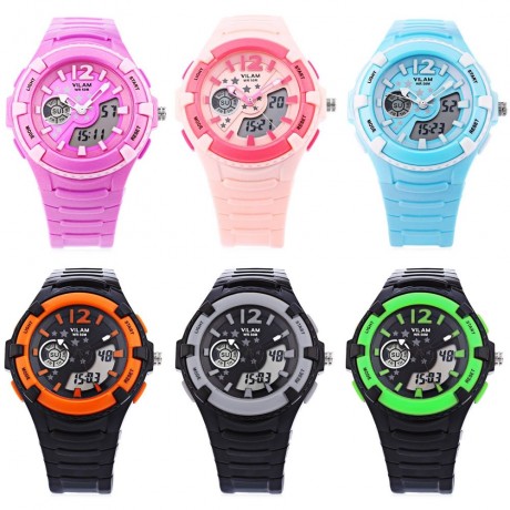 VILAM 14003S DUAL MOVT DIGITAL QUARTZ SPORTS WATCH CALENDAR ALARM CHRONOGRAPH DISPLAY WRIS