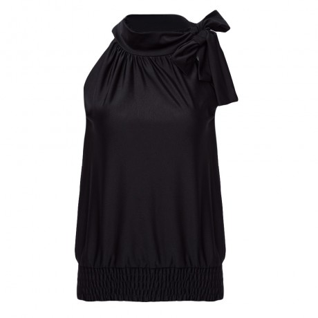SEXY HALTER LACE-UP TOP (BLACK, SIZE S/M/L/XL)