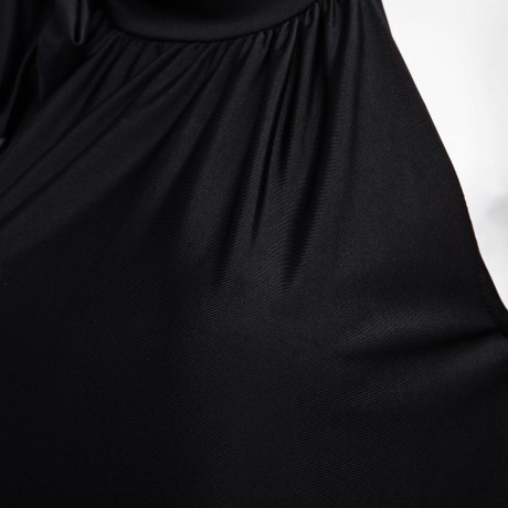 SEXY HALTER LACE-UP TOP (BLACK, SIZE S/M/L/XL)