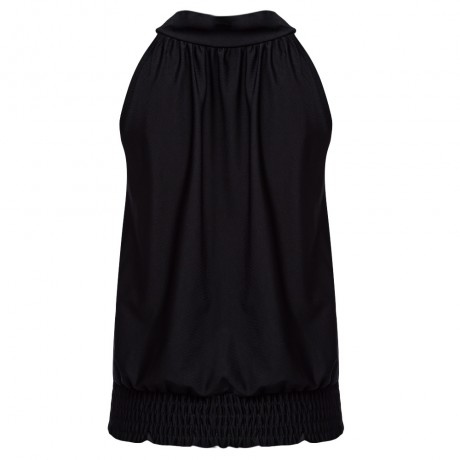 SEXY HALTER LACE-UP TOP (BLACK, SIZE S/M/L/XL)