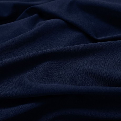 DEEP V COLLAR CROSS LONG SLEEVE BLEND PULLOVER T-SHIRT (DEEP BLUE, SIZE S/M/L/XL)
