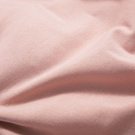 WOMEN'S OFF THE SHOULDER CHEST KNOT SLIM T-SHIRT (NUDE PINK, SIZE M/L)