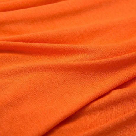 TRENDY SWEETHEART COLLAR IRREGULAR T-SHIRT (ORANGE, SIZE S/M/L/XL)