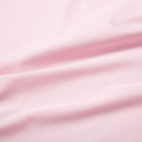 OFF THE SHOULDER LONG SLEEVE PURE COLOR SHEATHY BOTTOM TOPS (SHALLOW PINK, SIZE M/L/XL)