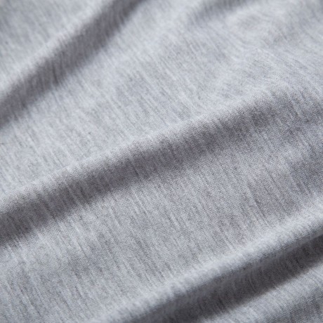 WOMEN'S ROUND NECK SEXY BACKLESS LONG SLEEVE BOTTOM BLOUSE (LIGHT GRAY, SIZE S/M/L/XL)