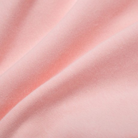 WOMEN'S LONG SLEEVE SIDE BANDAGE DESIGN TOP CROP (LIGHT PINK, SIZE S/M/L)