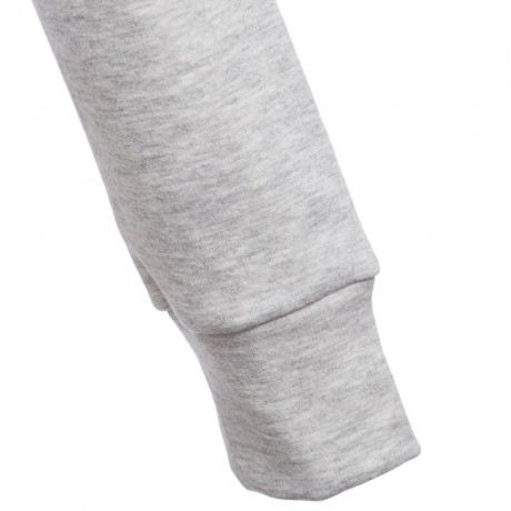 WOMEN'S LONG SLEEVE SIDE BANDAGE DESIGN TOP CROP (LIGHT GRAY, SIZE S/M/L)