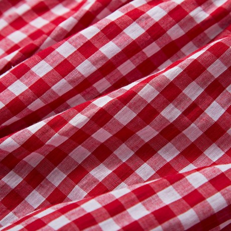 OFF THE SHOULDER STRAPLESS FLARE SLEEVE STRIPED WOMEN BLOUSE (RED, SIZE S/M/L/XL)