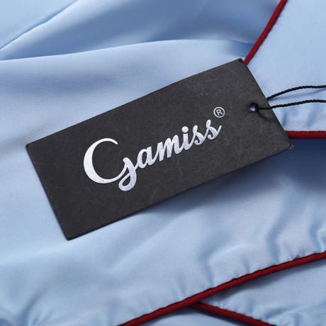 CASUAL LONG SLEEVE FRONT POCKET DESIGN BLOUSE (AZURE, SIZE S/M/L/XL)