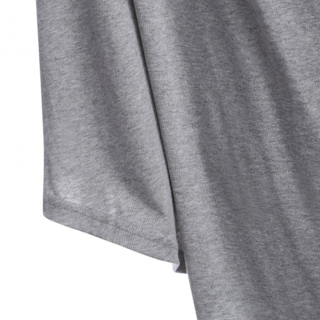 WOMEN'S STYLISH BAT WING SLEEVE ASYMMETRICAL BLOUSE (LIGHT GRAY, SIZE S/M/L/XL)