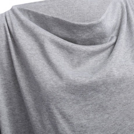 WOMEN'S STYLISH BAT WING SLEEVE ASYMMETRICAL BLOUSE (LIGHT GRAY, SIZE S/M/L/XL)