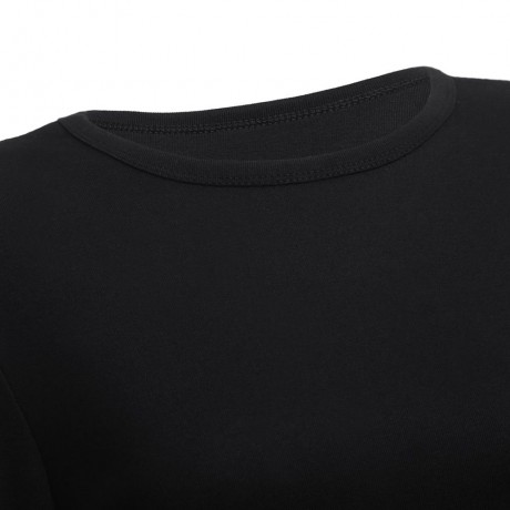 WOMEN'S FLARE SLEEVE SHEATH BLOUSE (BLACK, SIZE S/M/L/XL)