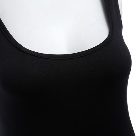 WOMEN CASUAL SLEEVELESS U NECK TANK TOP (BLACK, SIZE S/M/L/XL)