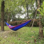 260 X 140CM INDOOR PARACHUTE FABRIC MOSQUITO NET HAMMOCK TWO PEOPLE OUTDOOR CAMPING EQUIPM