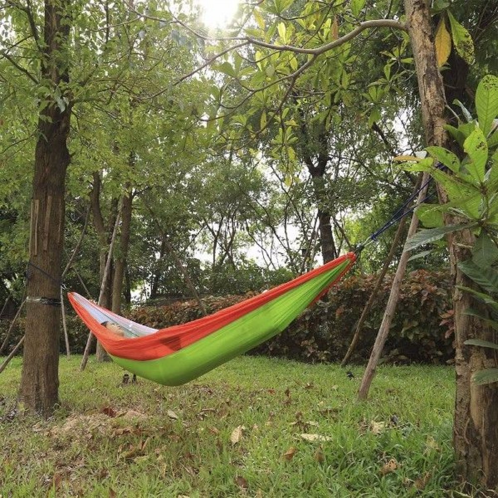 260 X 140CM INDOOR PARACHUTE FABRIC MOSQUITO NET HAMMOCK TWO PEOPLE OUTDOOR CAMPING EQUIPM