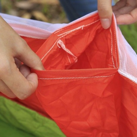 260 X 140CM INDOOR PARACHUTE FABRIC MOSQUITO NET HAMMOCK TWO PEOPLE OUTDOOR CAMPING EQUIPM