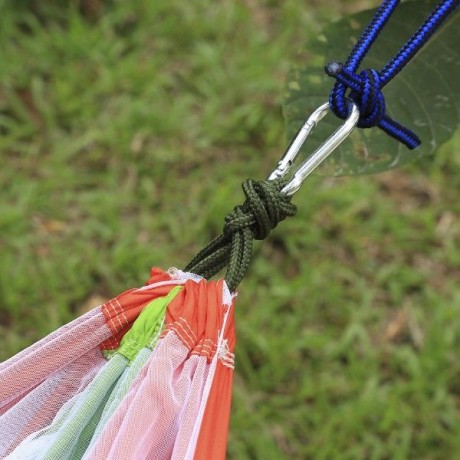 260 X 140CM INDOOR PARACHUTE FABRIC MOSQUITO NET HAMMOCK TWO PEOPLE OUTDOOR CAMPING EQUIPM