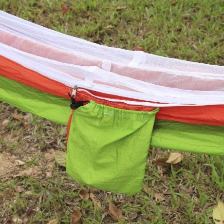 260 X 140CM INDOOR PARACHUTE FABRIC MOSQUITO NET HAMMOCK TWO PEOPLE OUTDOOR CAMPING EQUIPM