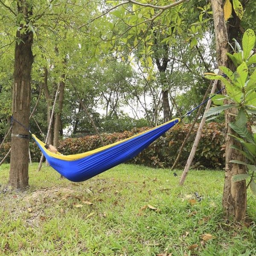 260 X 140CM INDOOR PARACHUTE FABRIC MOSQUITO NET HAMMOCK TWO PEOPLE OUTDOOR CAMPING EQUIPM