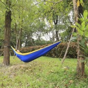 260 X 140CM INDOOR PARACHUTE FABRIC MOSQUITO NET HAMMOCK TWO PEOPLE OUTDOOR CAMPING EQUIPM