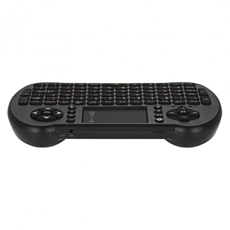 S501 MINI 2.4GHZ WIRELESS QWERTY KEYBOARD AIR MOUSE COMBO (BLACK, RUSSIAN VERSION)