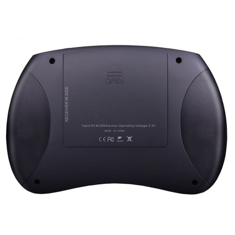 KP - 810 - 21S 2.4GHZ RF WIRELESS MULTIFUNCTIONAL HAND-HELD KEYBOARD TOUCHPAD (BLACK, ENGL