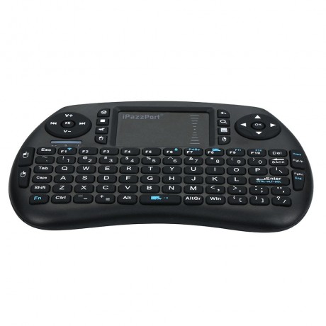 KP - 810 - 21S 2.4GHZ RF WIRELESS MULTIFUNCTIONAL HAND-HELD KEYBOARD TOUCHPAD (BLACK, ENGL