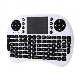 M2S 2.4GHZ WIRELESS QWERTY KEYBOARD TOUCHPAD WITH RECEIVER (WHITE, ENGLISH VERSION)