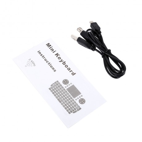BACKLIGHT 92 KEYS MINI WIRELESS HANDHELD KEYBOARD ENGLISH VERSION TOUCHPAD FOR PC ANDROID 