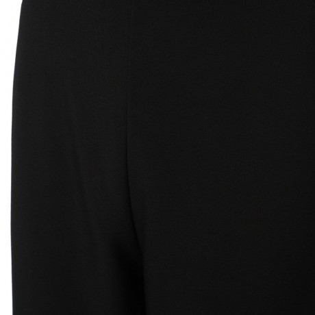 SEXY ROUND NECK SLEEVELESS HOLLOW OUT WOMEN'S JUMPSUIT (BLACK, SIZE S/M)