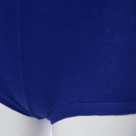 SEXY PLUNGING NECK LONG SLEEVE SKINNY LADIES ROMPER (BLUE, SIZE S/M/L/XL)